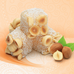 Lüks Fındıklı Lokum – Hindistan Cevizi ve Bütün Fındık Kaplı Özel Lezzet